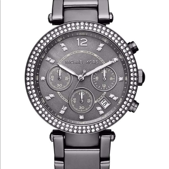MICHAEL Michael Kors Accessories - Michael Kors Parker Gunmetal Watch
